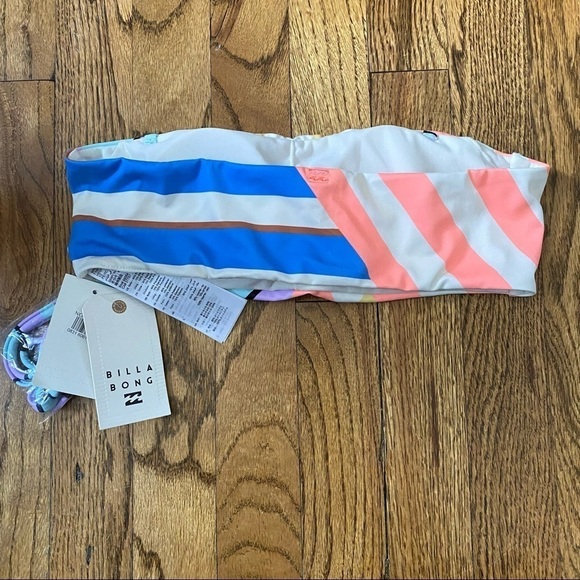 NWT Billabong Break A Dawn Tube Bikini Top Sz M - Picture 10 of 11